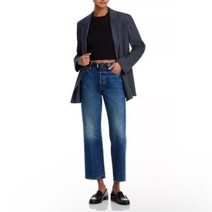 MOTHER The Rambler Ankle jeans in Well Stacked 27 Blue Cotton